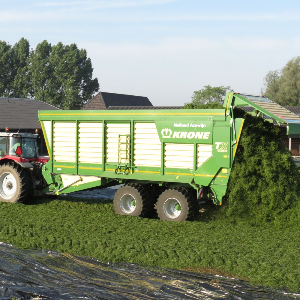 Silagewagen KroneTX 460 met weeginrichting